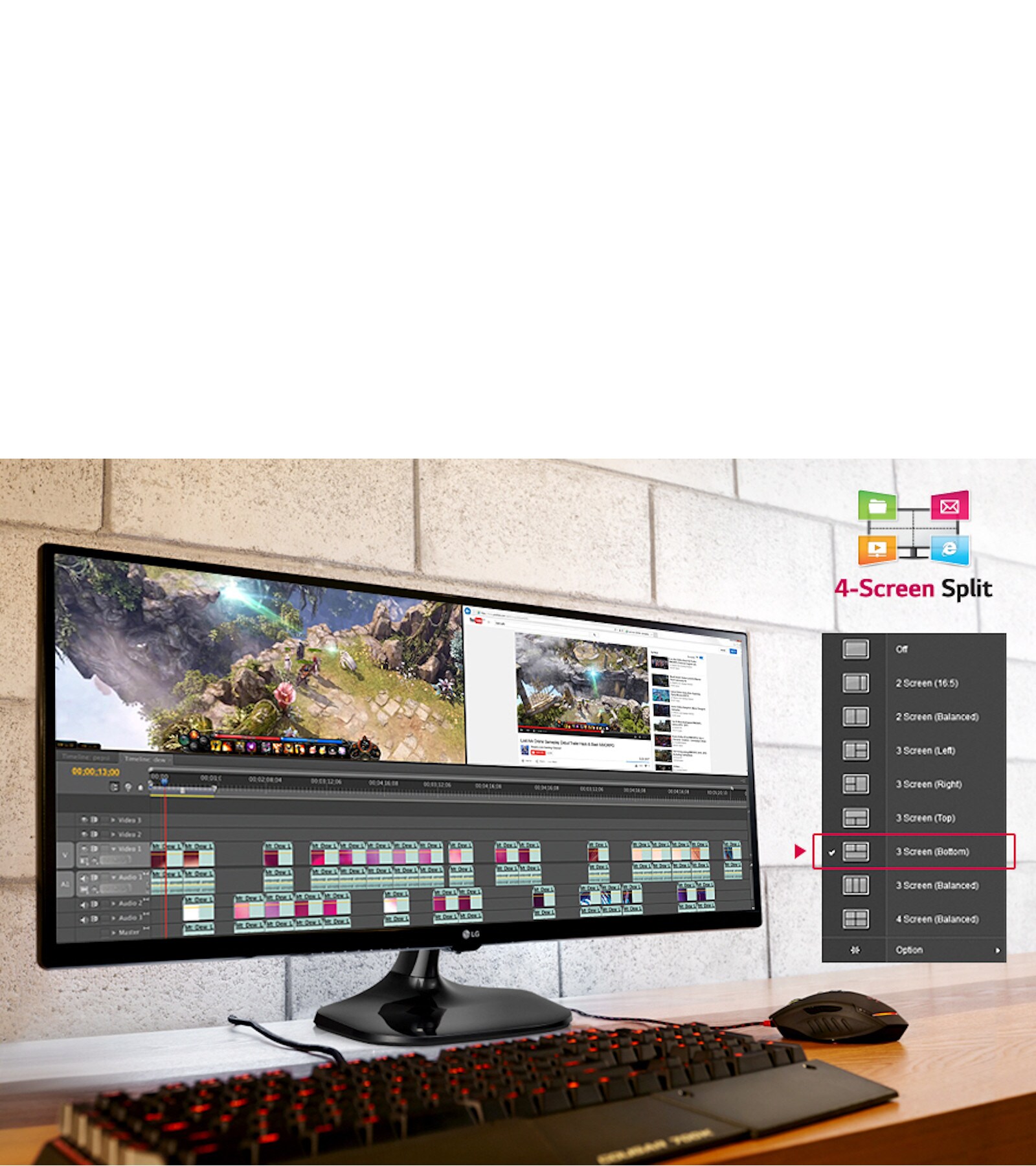 TIME FOR WORK? ISN'T THAT WHY YOU HAVE 21:9 ULTRAWIDE, AS WELL?1