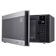 LG Microwave Oven, 42litres, Silver, Smart Inverter with 10year warranty, Grill, Smart Auto Cook, Full Glass Touch, Right-Side-Open-view, MS4295CIS, thumbnail 5