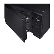 LG Microwave Oven, 25litres, Black, Smart Inverter with 10year warranty, Smart Auto Cook, Full Glass Touch/Dual Control, LED Lighting, Top-Perspective-view, MS2535GIS, thumbnail 4