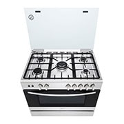 LG Gas Cooker, 5 Cook Zones, Removable Door Glass, FA415RMA, FA415RMA, thumbnail 5