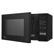LG 20L Black Microwave Oven with Easy Clean, side view A, MS2042DB, thumbnail 5