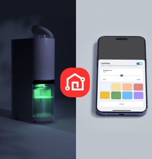 Controlling an LG dehumidifier using the LG ThinQ app