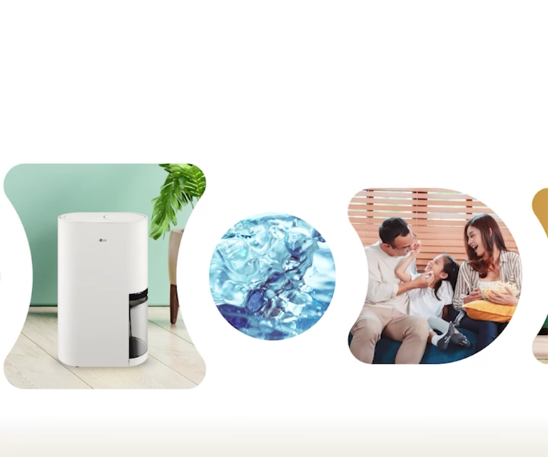 Image of LG dehumidifier using EI foam