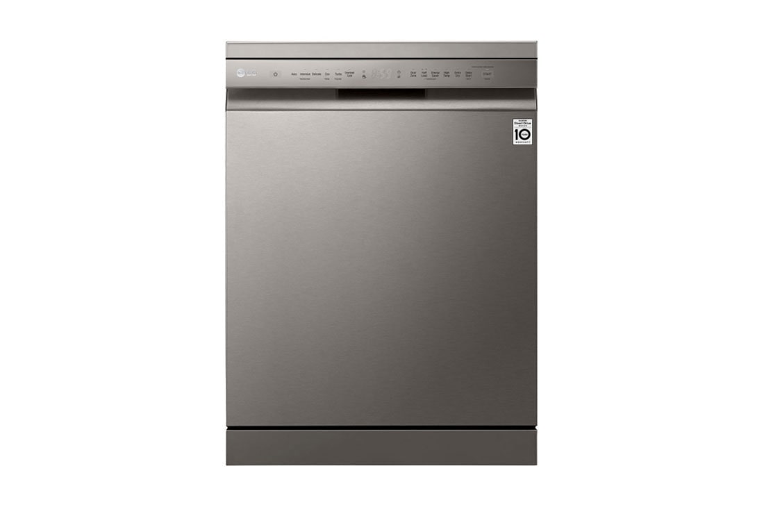LG QuadWash™ Dishwasher, 14 Place Setting, EasyRack™ Plus, Inverter Direct Drive , A++ Energy Efficiency, SmartThinQ, DFB512FP