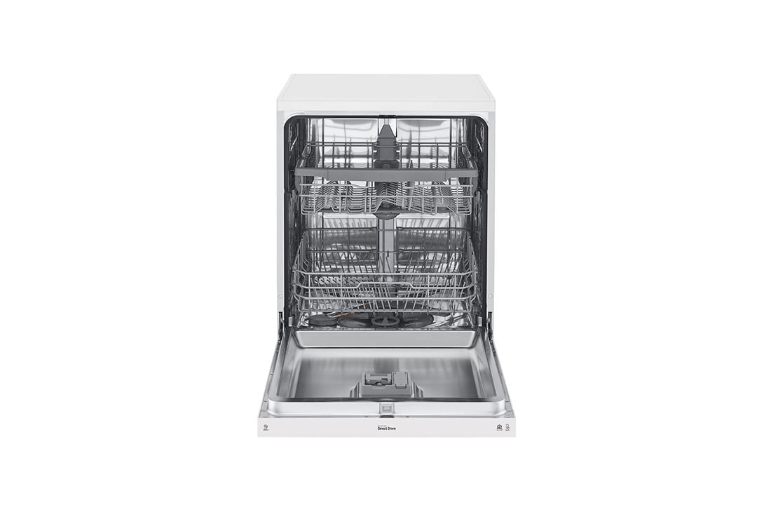 LG QuadWash™ Dishwasher, 14 Place Setting, EasyRack™ Plus, Inverter Direct Drive , A++ Energy Efficiency, SmartThinQ, DFB512FW, thumbnail 2