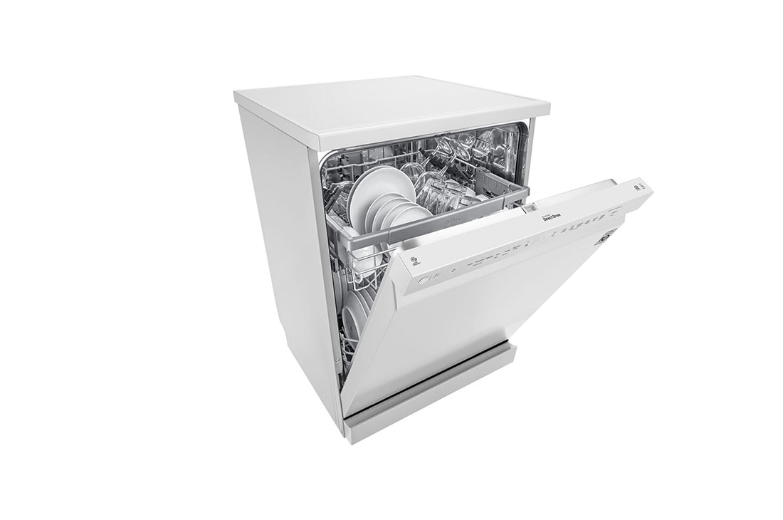 LG QuadWash™ Dishwasher, 14 Place Setting, EasyRack™ Plus, Inverter Direct Drive , A++ Energy Efficiency, SmartThinQ, DFB512FW, thumbnail 6