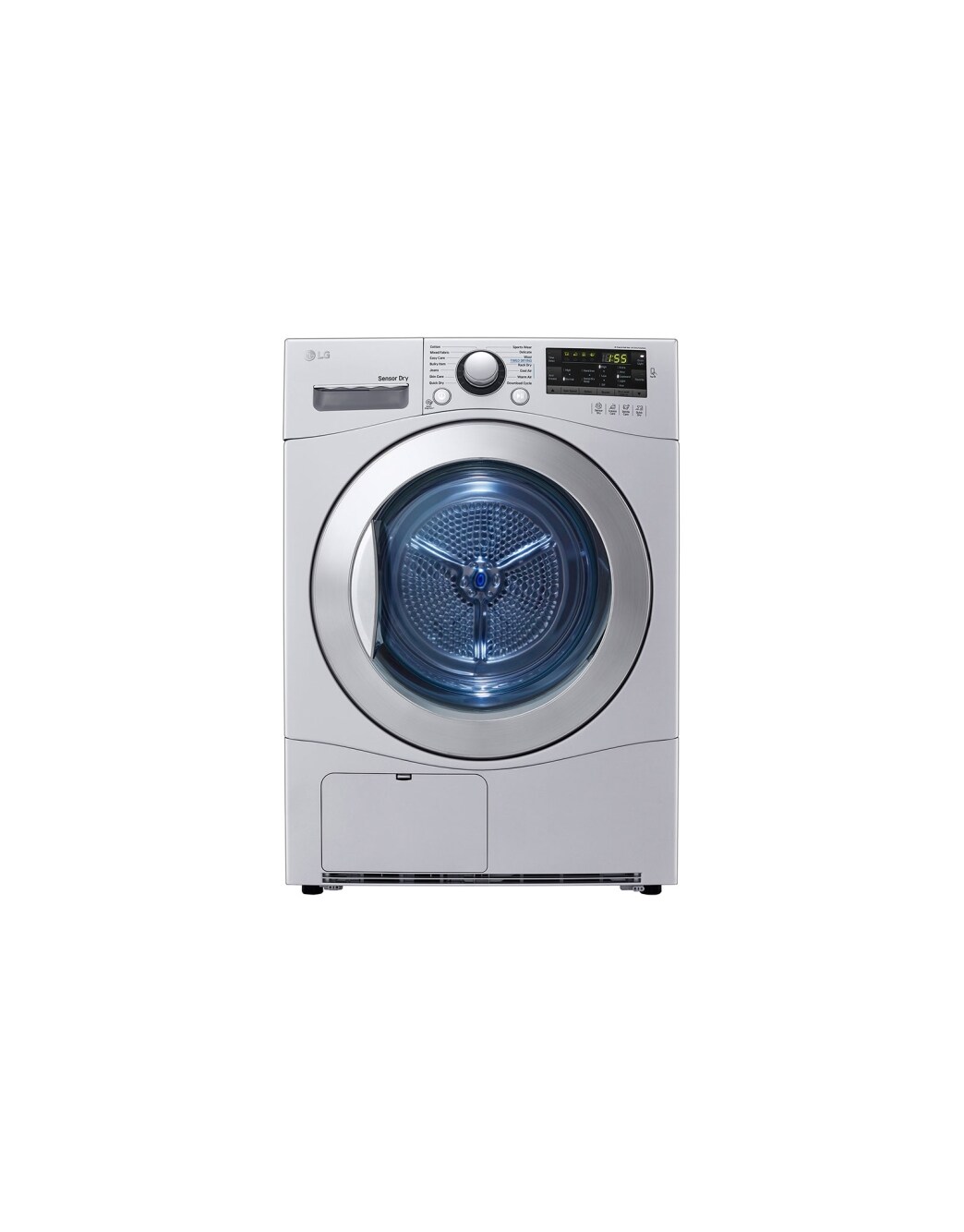 LG 8kg, Silver, Dryer, Rack Dry, Cold and Warm Air, Clean Filter