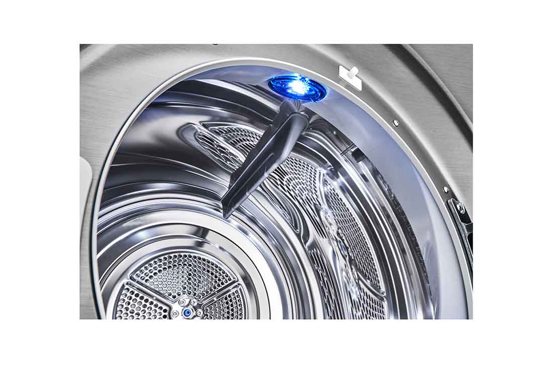 LG Dryer, Condensing Type, 9 Kg, Sensor Dry, Smart Diagnosis™, LED Drum, RC9066G2F, thumbnail 6