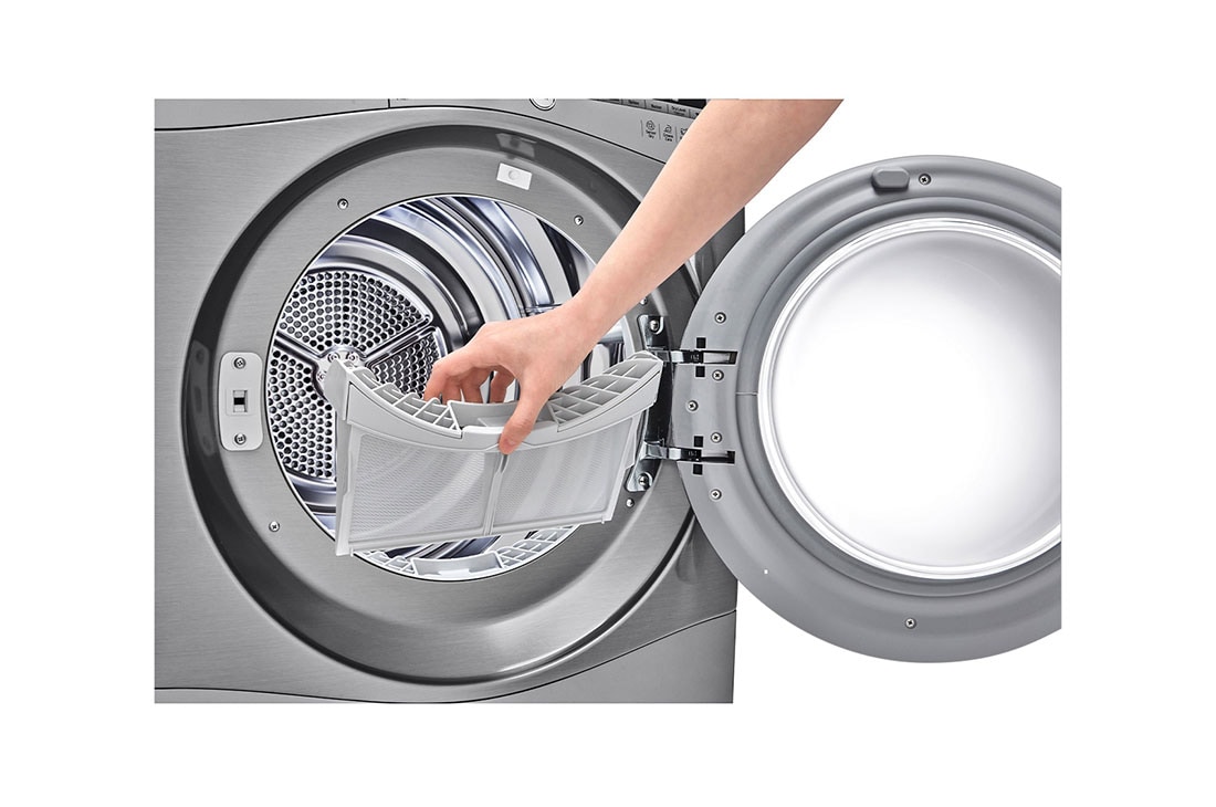 LG Dryer, Condensing Type, 9 Kg, Sensor Dry, Smart Diagnosis™, Lint Filter, RC9066G2F, thumbnail 7