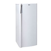 LG 177L, White, Standing Freezer with Turbo Freezing and LVS (Low Voltage Stability), Left-View, GN-304SQGT, thumbnail 2