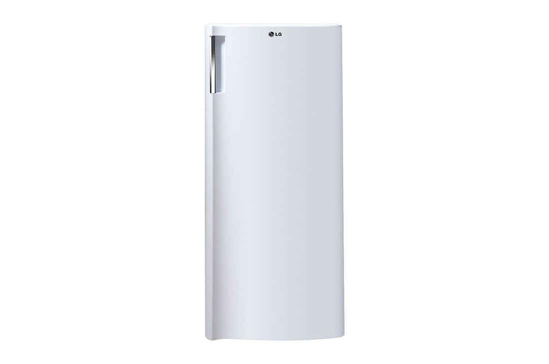 LG 168L, White, Standing Freezer with Turbo Freezing and LVS (Low Voltage Stability), Front-View, GN-304SQGT