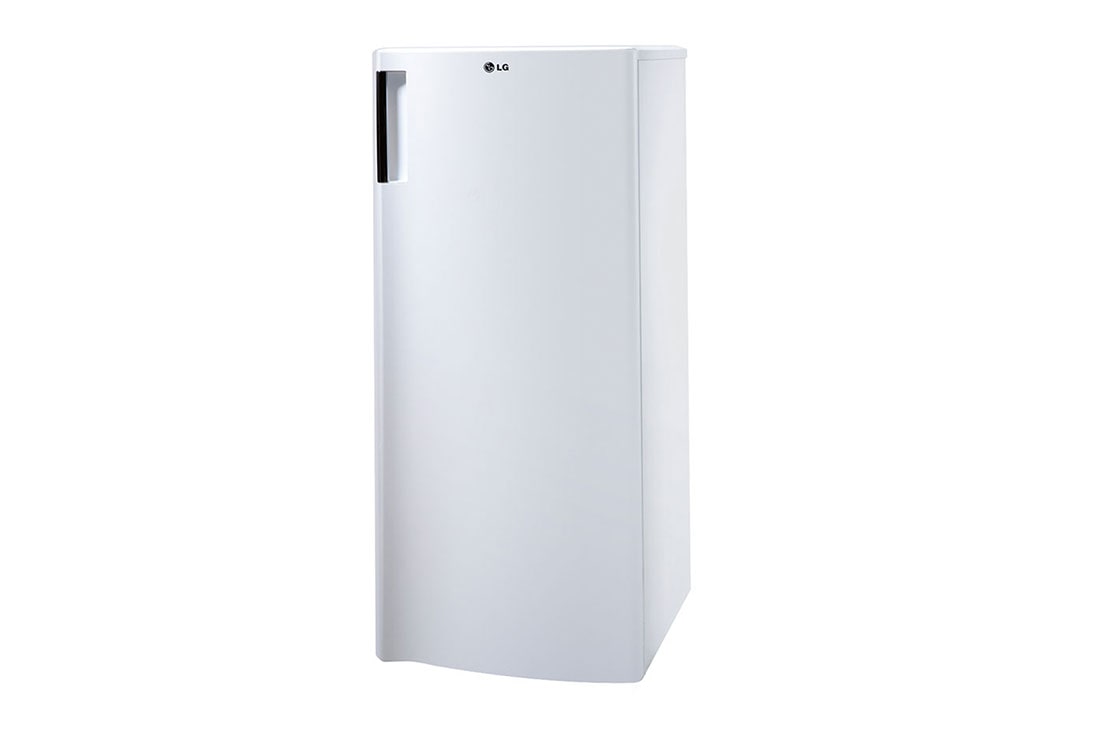 LG 177L, White, Standing Freezer with Turbo Freezing and LVS (Low Voltage Stability), Right-View, GN-304SQGT, thumbnail 3