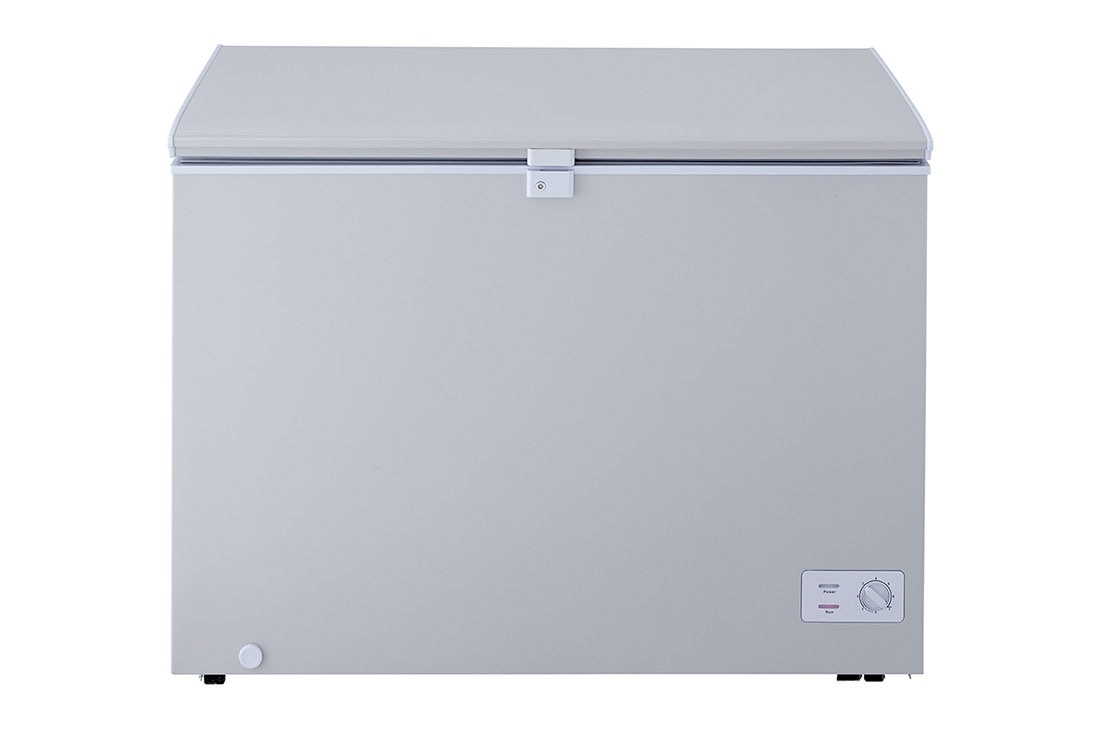 LG 280L, Chest Freezer, LED Lighting, Fast Freezing, Wire basket, Four Wheel, Front High Angle_0, GCS315SQFG, thumbnail 2