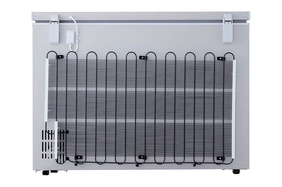 LG 280L, Chest Freezer, LED Lighting, Fast Freezing, Wire basket, Four Wheel, Back, GCS315SQFG, thumbnail 15