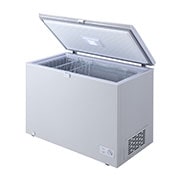 LG 280L, Chest Freezer, LED Lighting, Fast Freezing, Wire basket, Four Wheel, Front Left Side_Open, GCS315SQFG, thumbnail 5