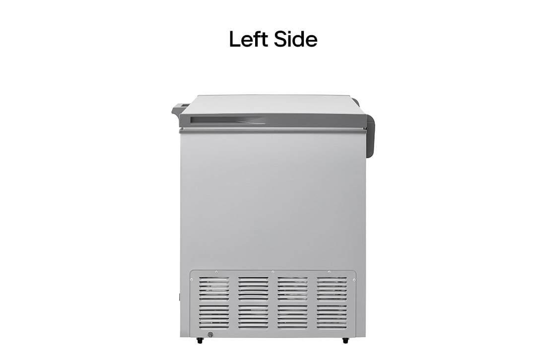 LG 309L, Chest Freezer, Stabilizer Free, Child Lock, Full-Surround Cooling, External Controller, Basket, LG chest freezer right side view, GCFB316BQCF, thumbnail 8