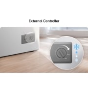 LG 309L, Chest Freezer, Stabilizer Free, Child Lock, Full-Surround Cooling, External Controller, Basket, LG chest freezer external temperature control dial, GCFB316BQCF, thumbnail 13