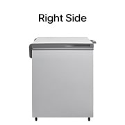 LG 143L, Chest Freezer, Stabilizer Free, Child Lock, Full-Surround Cooling, External Controller, Basket, LG chest freezer left side view, GCFB145BQCF, thumbnail 9