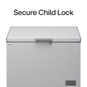 LG 143L, Chest Freezer, Stabilizer Free, Child Lock, Full-Surround Cooling, External Controller, Basket, LG chest freezer secure child lock feature, GCFB145BQCF, thumbnail 11