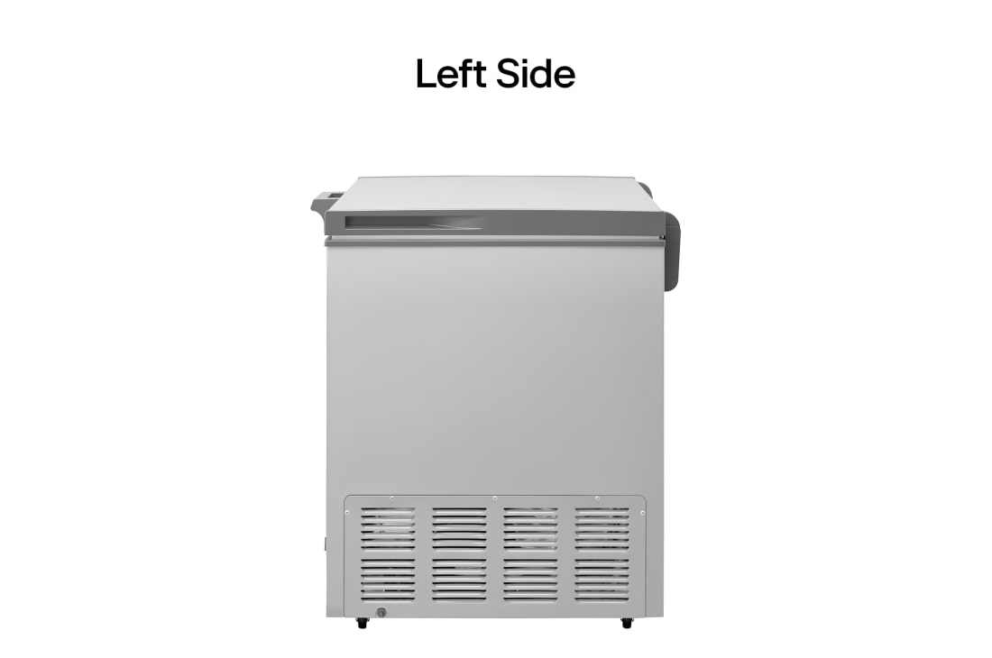 LG 143L, Chest Freezer, Stabilizer Free, Child Lock, Full-Surround Cooling, External Controller, Basket, LG chest freezer right side view, GCFB145BQCF, thumbnail 8