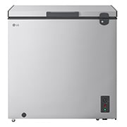 LG 194L Chest Freezer Silver, LG chest freezer front view, GCFB205BQCF, thumbnail 1