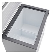 LG 194L Chest Freezer Silver, LG chest freezer inside space view, GCFB205BQCF, thumbnail 6