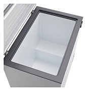 LG 194L Chest Freezer Silver, LG chest freezer inside accessory space view, GCFB205BQCF, thumbnail 7
