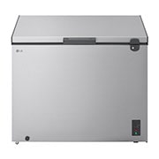 LG 243L Chest Freezer Silver, LG chest freezer half front view, GCFB255BQCF, thumbnail 2