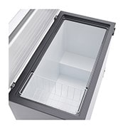 LG 243L Chest Freezer Silver, LG chest freezer inside space view, GCFB255BQCF, thumbnail 6