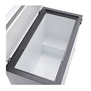 LG 291L Chest Freezer Silver, LG chest freezer inside accessory space view, GCFB305BQCF, thumbnail 7