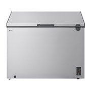 LG 497L Chest Freezer Silver, LG chest freezer half front view, GCFB505BQCF, thumbnail 2