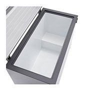 LG 497L Chest Freezer Silver, LG chest freezer inside accessory space view, GCFB505BQCF, thumbnail 7