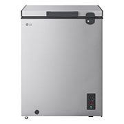 LG 137L Chest Freezer Silver, LG chest freezer front view, GCFB155BQCF, thumbnail 1