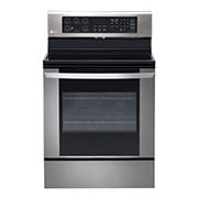 LG 6.3 Cu.ft Free standing Electric Oven, Big Capacity, True convection, ®EasyClean-LRE3163ST, LRE3163ST, thumbnail 1