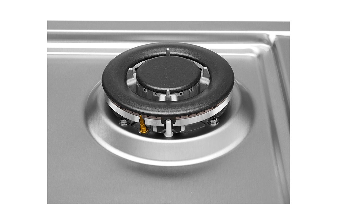 LG Gas Cooker, 6 Burners Power with Cast Iron, Auto Ignition, Glass Top Cover, 153litres Oven Capacity, EasyClean (Oven), LF762S, thumbnail 7