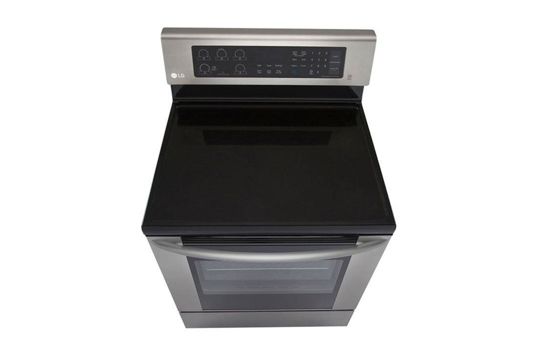LG 6.3 Cu.ft Free standing Electric Oven, Big Capacity, True convection, ®EasyClean-LRE3163ST, LRE3163ST, thumbnail 4