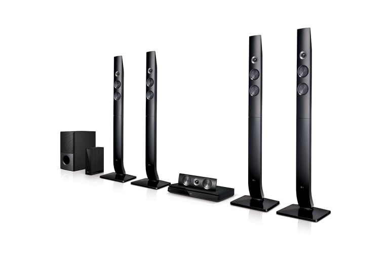 LG 1200W 5.1CH HOME THEATRE SYSTEM,1080P Upscaling, HDMI IN & OUT, USB CONTENT PLAYBACK INCUDING MKV FORMAT, LHD756W, thumbnail 1