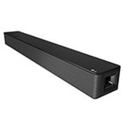 LG SNH5 4.1 Channel 600W High Power Sound Bar with DTS Virtual:X and AI Sound Pro, diagonal view with the right side forward, SNH5, thumbnail 7