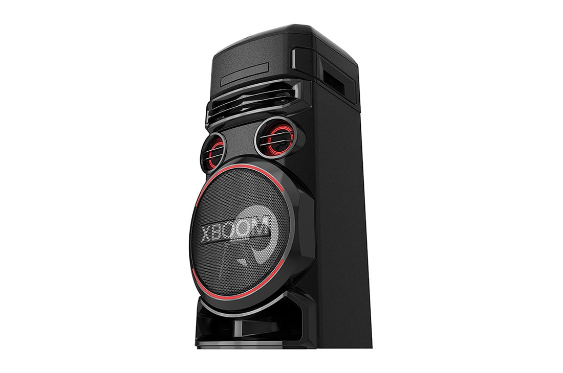 LG XBOOM ON7, Super Bass Boost, Bass Blast, Party Strobe, DJ App & DJ Pad, diagonal view with the right side forward, ON7, thumbnail 12