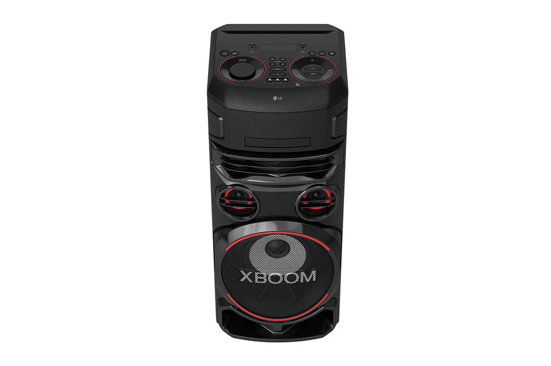 LG XBOOM ON7, Super Bass Boost, Bass Blast, Party Strobe, DJ App & DJ Pad, top -30 degree  view, ON7, thumbnail 6