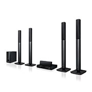 LG 330W 5.1CH, Home Theatre System, Jersey Speakers, Front Firing Subwoofer, LHD457B, thumbnail 1