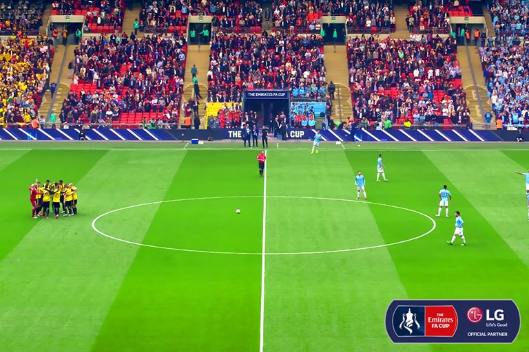 Real Sports with Pure Colors Now on Ultra Large Screen.