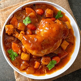 Potato chicken pepper soup