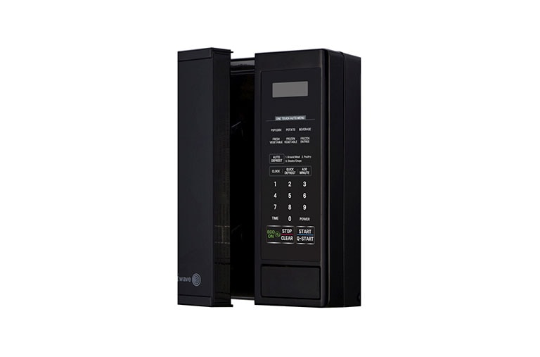 LG Microwave Oven, 20litres, Black, LED Display & Lighting, Push Release Door, Auto Defrost & Cook, MS2044DMB, thumbnail 5