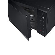 LG NeoChef Microwave, 25litres, Black, Smart Inverter with 10year warranty, Grill, Smart Auto Cook, Full Glass Touch, MH6535GIS, thumbnail 4