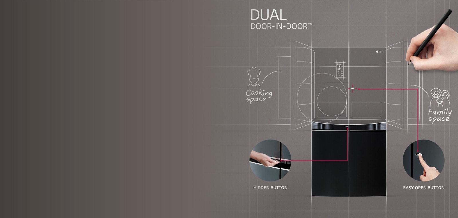 LG Dual Door-in-Door™