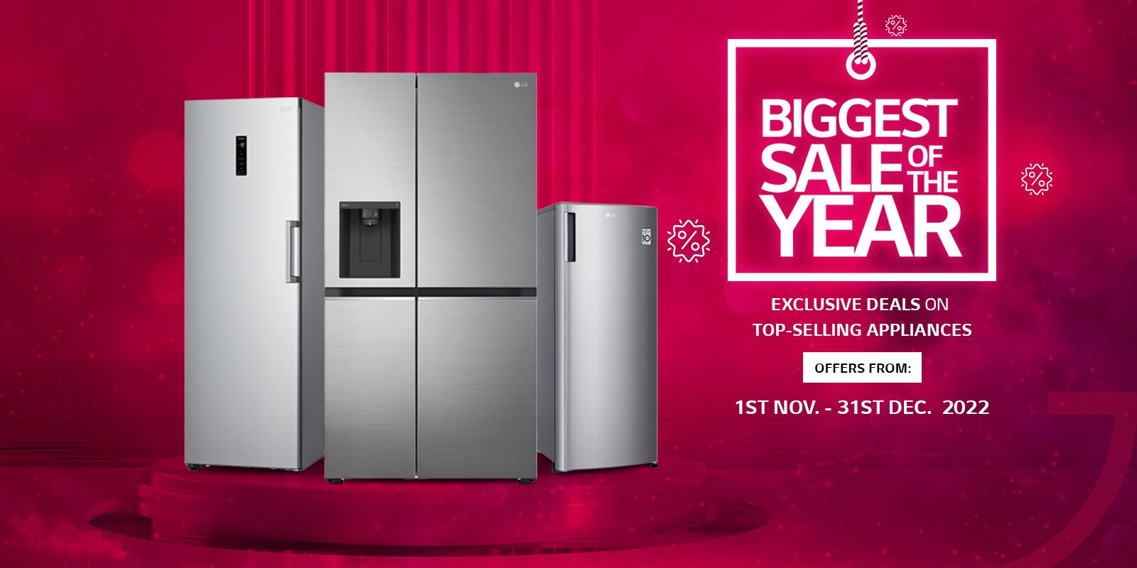 Buy selected REF, get FREE Microwave LG Africa