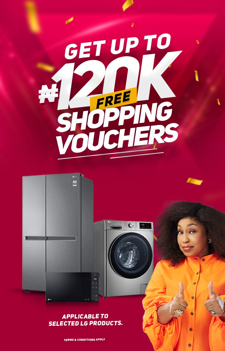 Buy any of these products and get FREE shopping voucher, up to 10% of the product value.