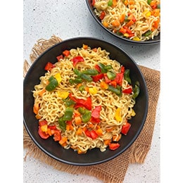 Peppered veggie noodles