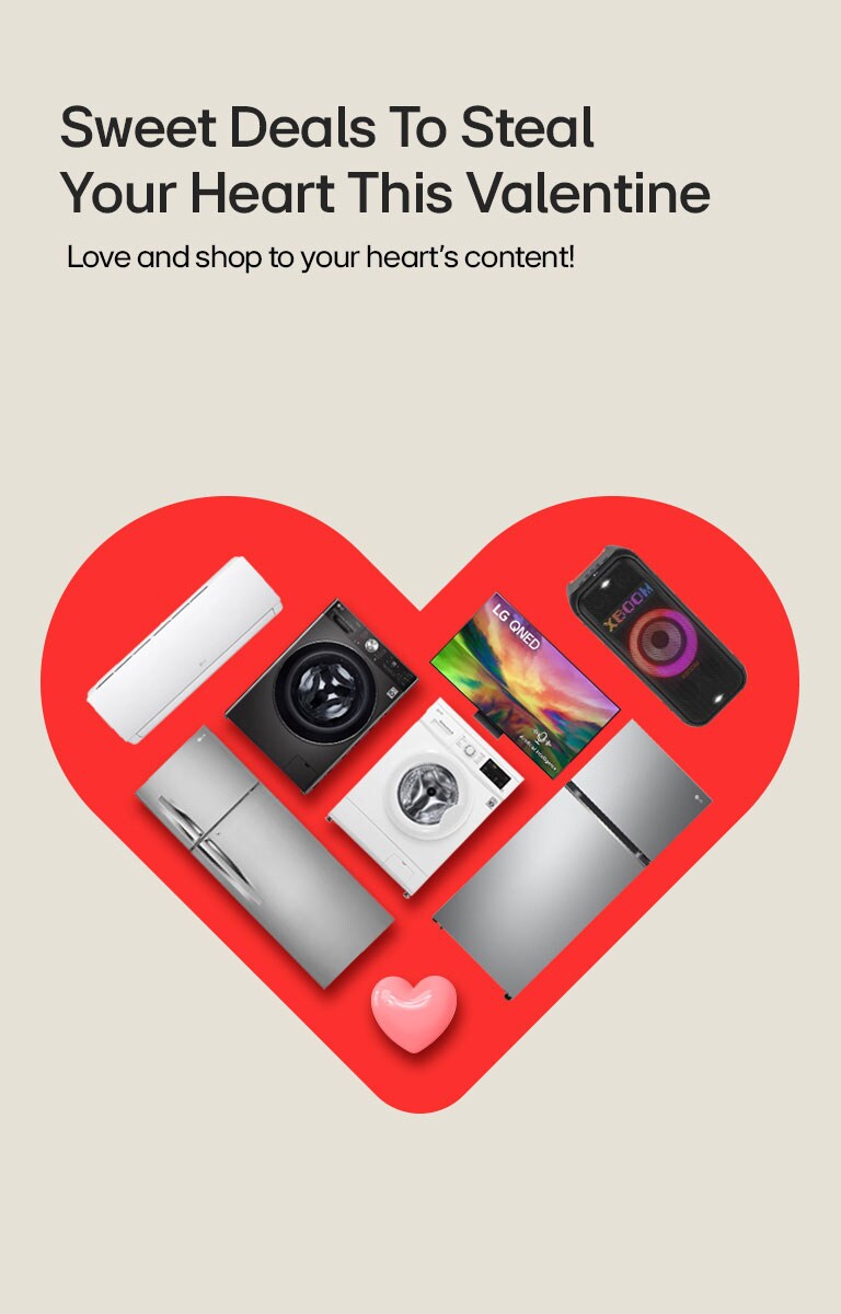 LG Valentine offer on home appliances